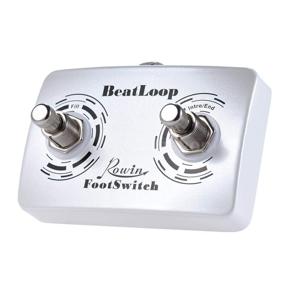 Rowin LBL-01 LCD Beat Loop guitar looper with footswitch pedal