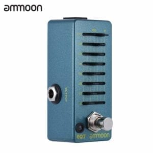 Ammoon Large Guitar Effect Pedal Board Pedalboard Aluminum Alloy with Carry Bag Capo 4pcs Picks Fixing Tapes, Men's